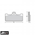 Brembo 107A48603 Z04 Kit Pad